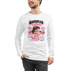 Manga larga Barbells And Ponytails Kawaii Gym - Modelo masculino
