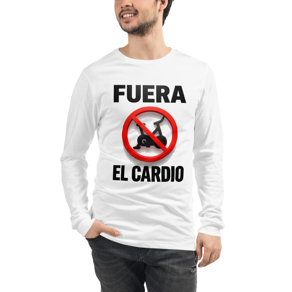 Manga larga Fuera El Cardio - Modelo masculino