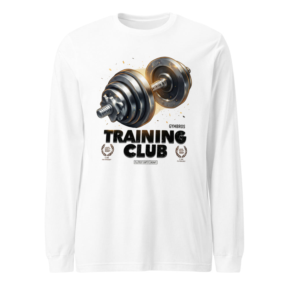 Manga larga Gymbros Training Club Steel Dumbbell - Frente