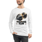 Manga larga Gymbros Training Club Steel Dumbbell - Modelo masculino