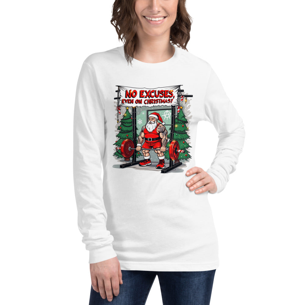 Manga larga No Excuses Even On Christmas - Modelo femenina