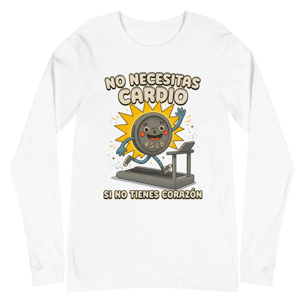 Manga larga No Necesitas Cardio Si No Tienes Corazón - Plano