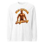 Manga larga Old School Bodybuilding Gold Physique - Frente