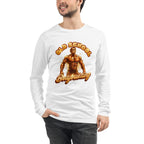 Manga larga Old School Bodybuilding Gold Physique - Modelo masculino