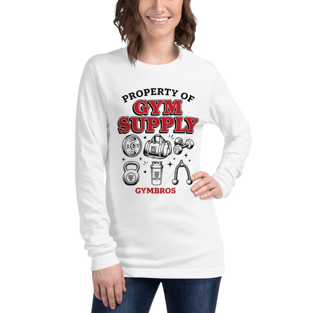 Manga larga Property Of Gym Supply Kettlebell Shaker - Modelo femenina