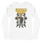 Manga larga Pulgar Arriba Power Rack Traje Gris - Plano