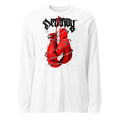 Manga larga Red Boxing Gloves Barbed Wire Blackletter - Frente