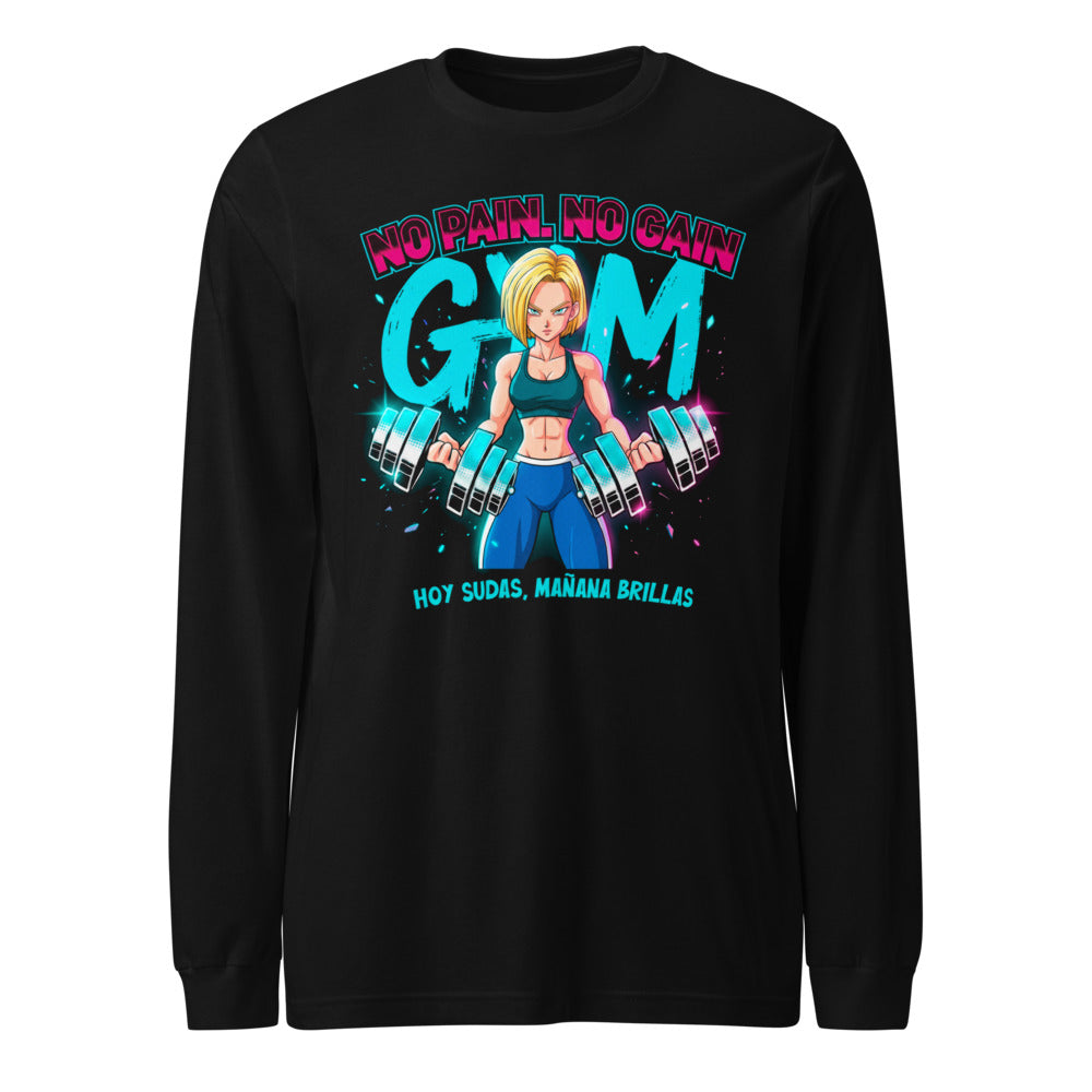 Manga larga Android 18 Hoy Sudas Mañana Brillas - Frente