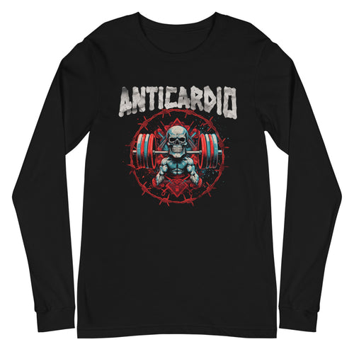 Manga larga Anticardio Calavera Barra Alambre De Púas - Plano