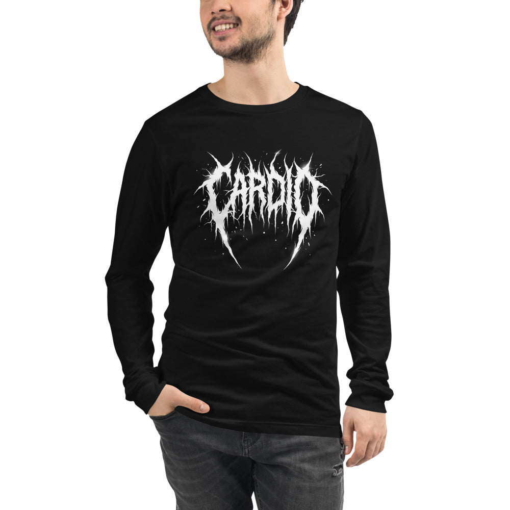 Manga larga Cardio Death Metal Espinas Blancas - Modelo masculino