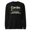 Manga larga Cardio Una Estrella Respirar Demasiado - Frente