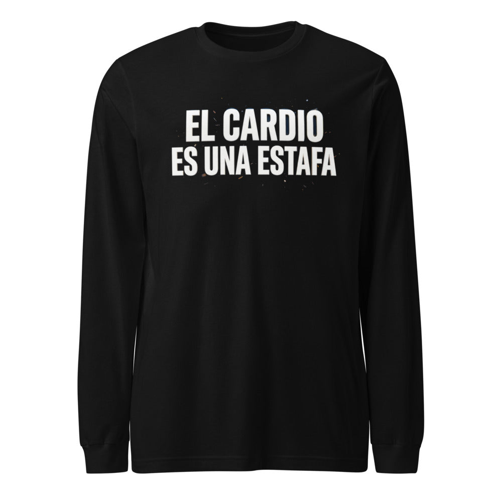 Manga larga El Cardio Es Una Estafa - Frente