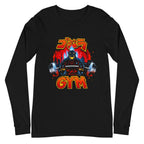 Manga larga Godzilla Gojira Gym Barbell Blue Spikes - Plano