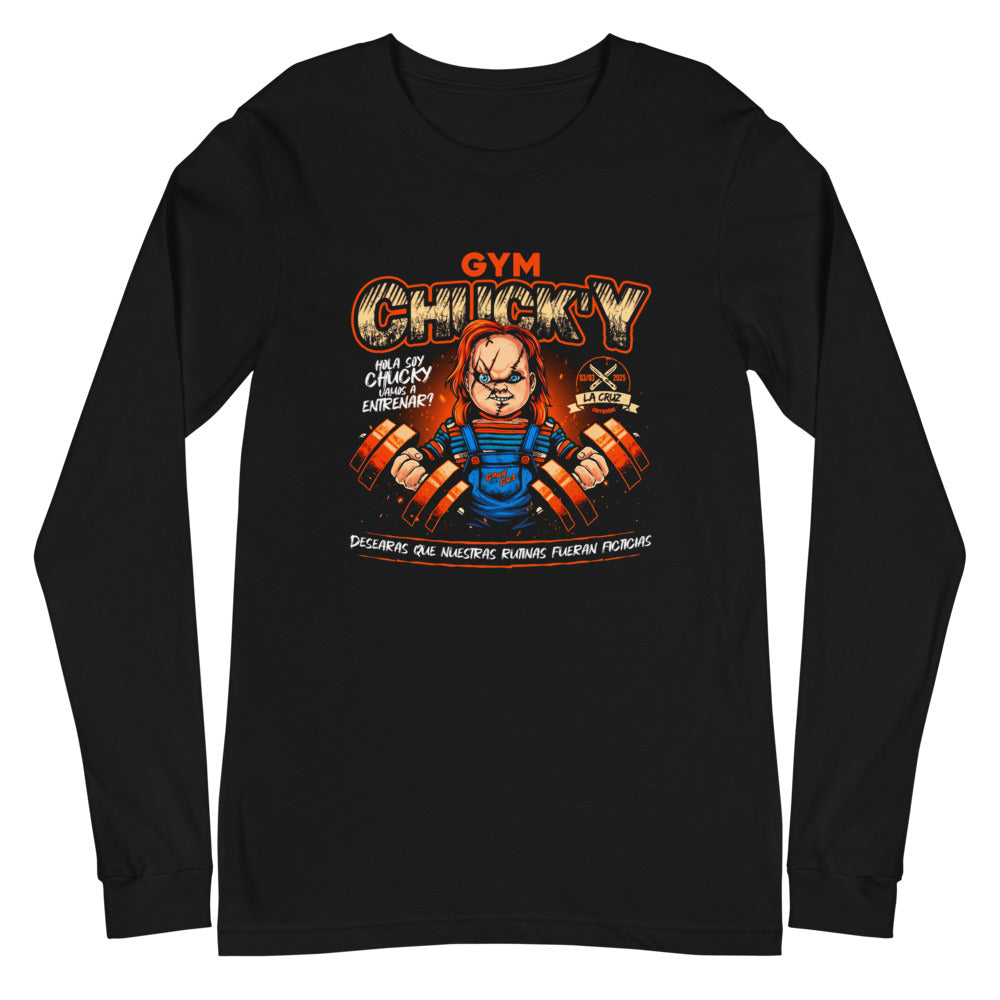 Manga larga Hola Soy Chucky Vamos A Entrenar - Plano