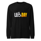 Manga larga Leg Day Access Symbol Gym Humor - Frente
