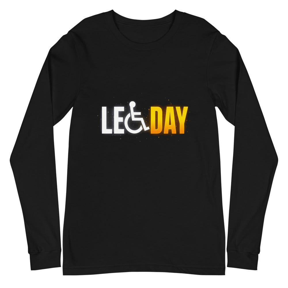 Manga larga Leg Day Access Symbol Gym Humor - Plano