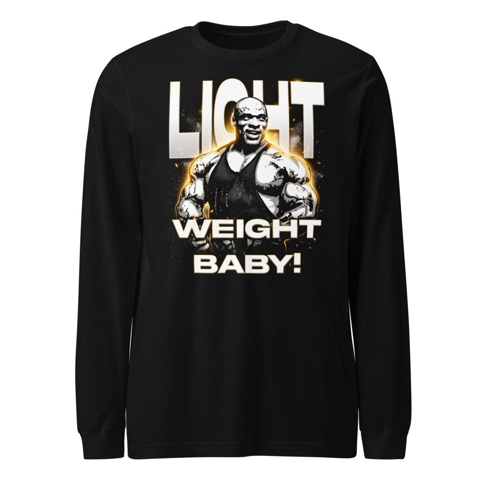 Manga larga Light Weight Baby Gym Bodybuilder - Frente