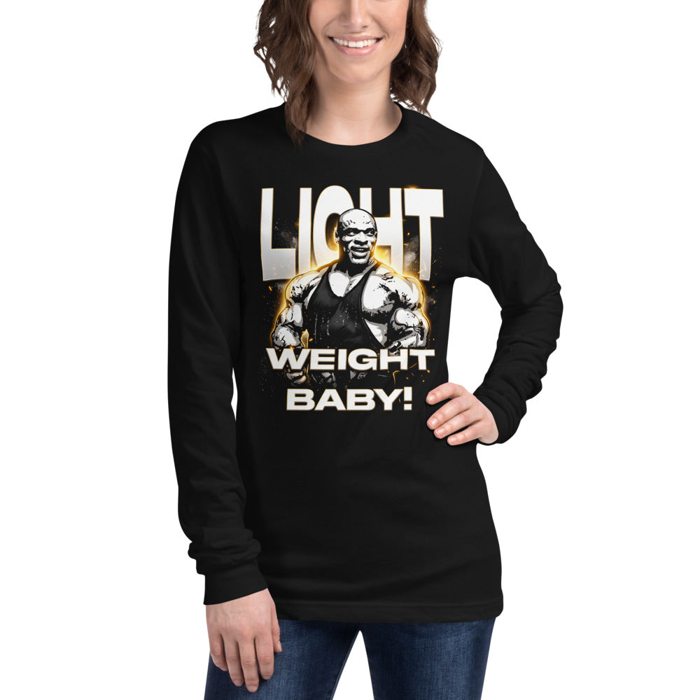 Manga larga Light Weight Baby Gym Bodybuilder - Modelo femenina