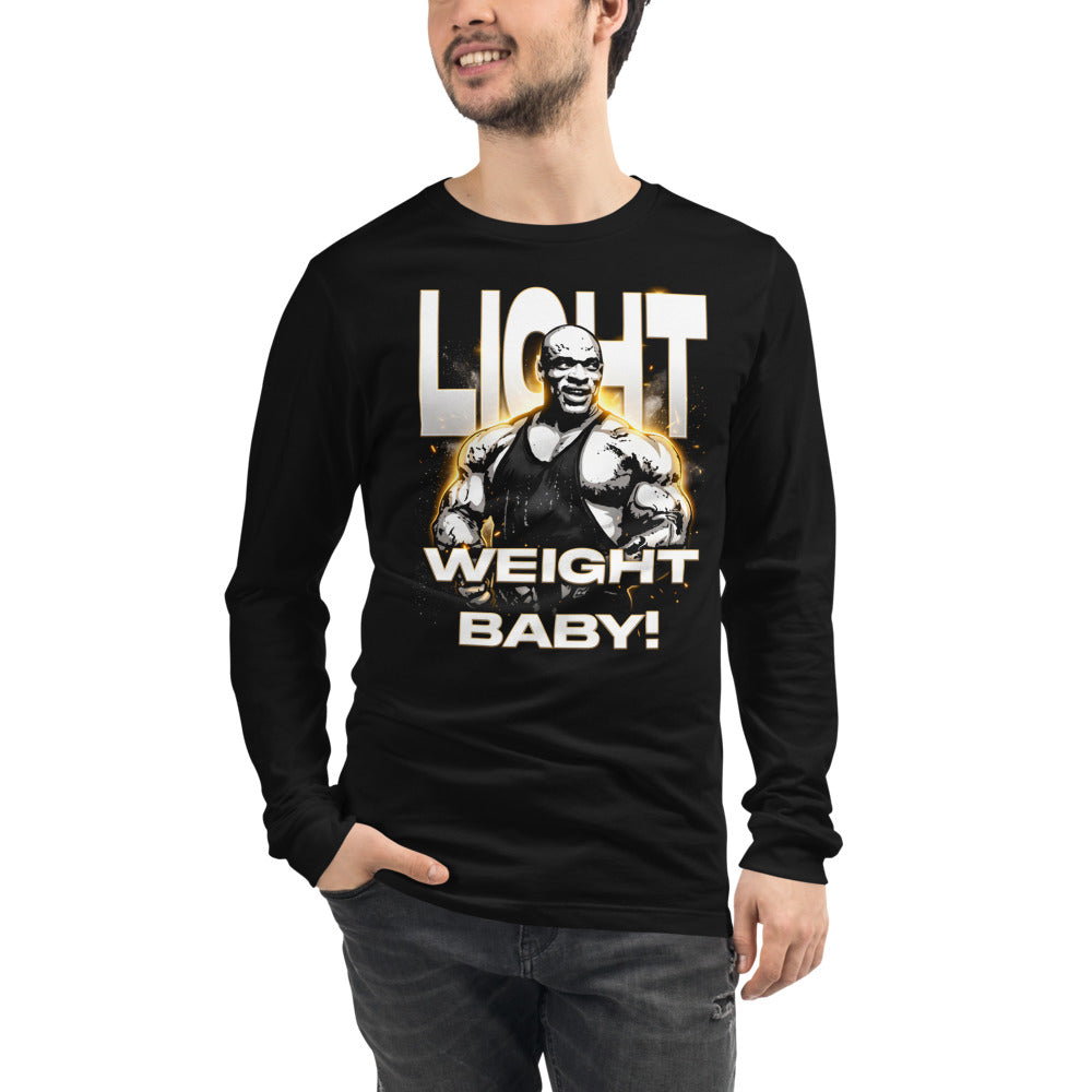 Manga larga Light Weight Baby Gym Bodybuilder - Modelo masculino