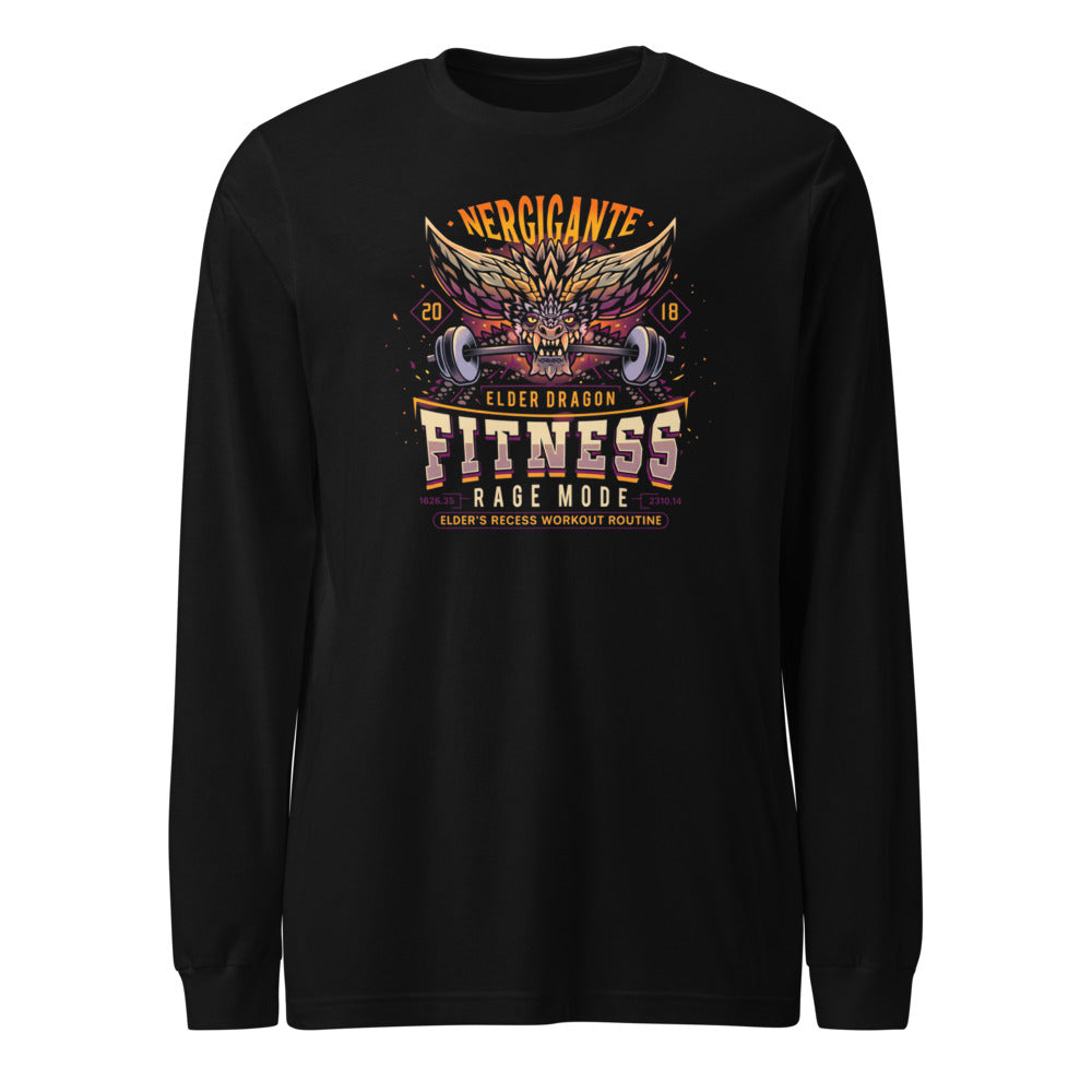 Manga larga Nergigante Elder Dragon Fitness Rage Mode - Frente