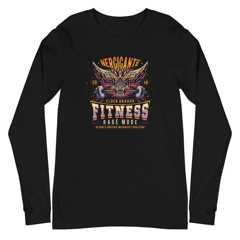 Manga larga Nergigante Elder Dragon Fitness Rage Mode - Plano