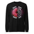 Manga larga Not Fat Just Fit Donut Plate - Frente