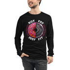 Manga larga Not Fat Just Fit Donut Plate - Modelo masculino
