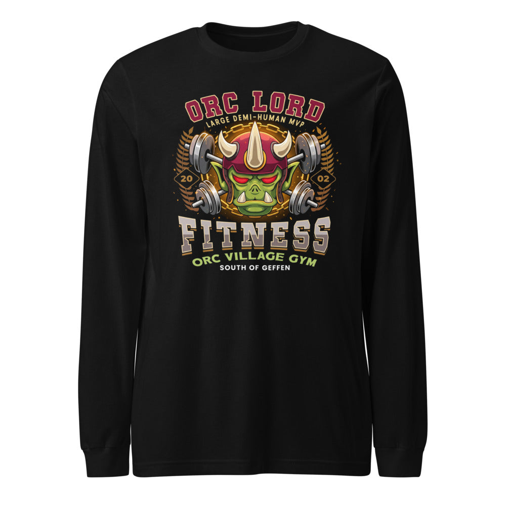 Manga larga Orc Lord Fitness Orc Village Gym - Frente