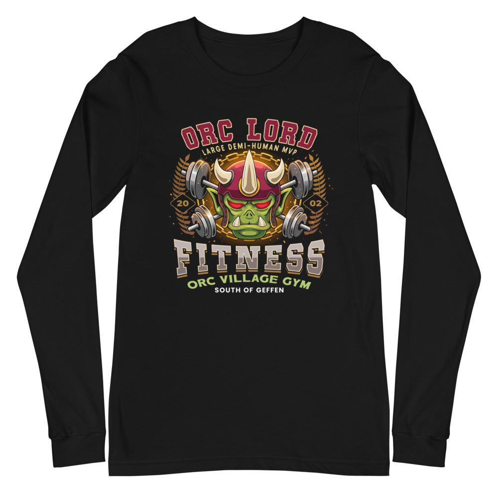 Manga larga Orc Lord Fitness Orc Village Gym - Plano