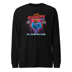 Manga larga Skeletor Synthwave All Pain No Gain - Frente