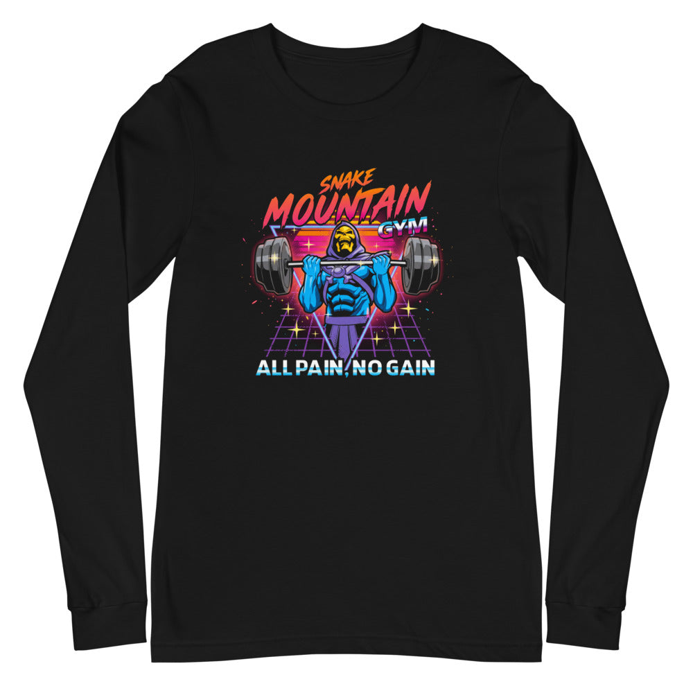Manga larga Skeletor Synthwave All Pain No Gain - Plano