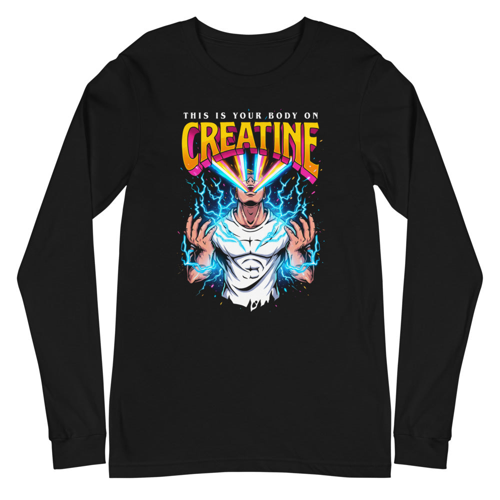 Manga larga This Is Your Body On Creatine - Plano