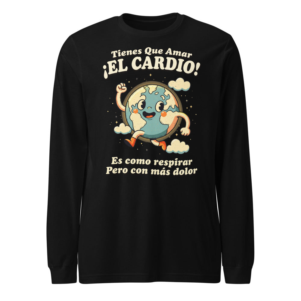 Manga larga Tienes Que Amar El Cardio Planeta Tierra - Frente