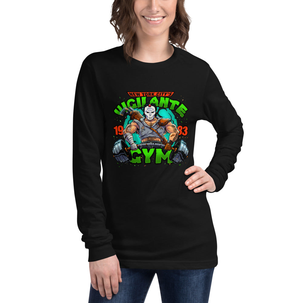 Manga larga TMNT Casey Jones Vigilante Gym - Modelo femenina