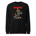 Manga larga Zombie Skull Bodybuilder Deadlift Barbell - Frente