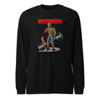 Manga larga Zombie Skull Bodybuilder Deadlift Barbell - Frente