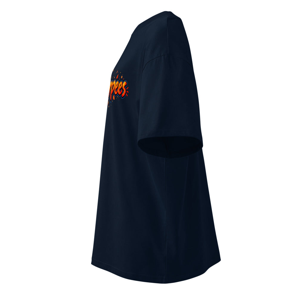 Oversize Boo-rpees Halloween Pumpkin Burpees - Lateral fantasma