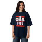 Oversize Odio El Café Es Broma ¿Te Imaginas? - Modelo femenina
