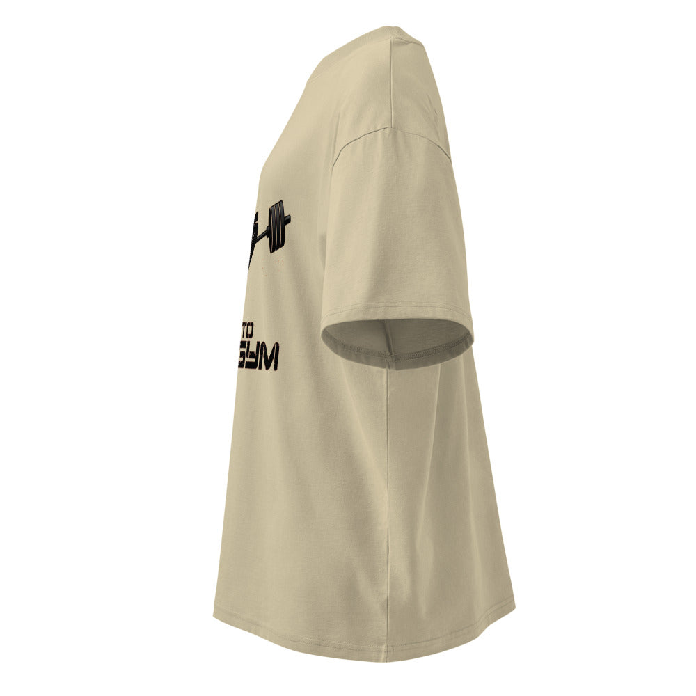 Oversize Off To The Gym Witch Barbell - Lateral fantasma
