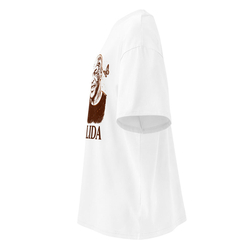 Oversize Crisálida Hombre Tatuaje Tribal Mariposas Sepia - Lateral fantasma