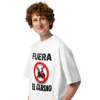 Oversize Fuera El Cardio - Modelo masculino lateral