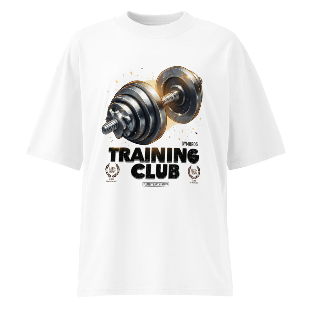 Oversize Gymbros Training Club Steel Dumbbell - Frente fantasma