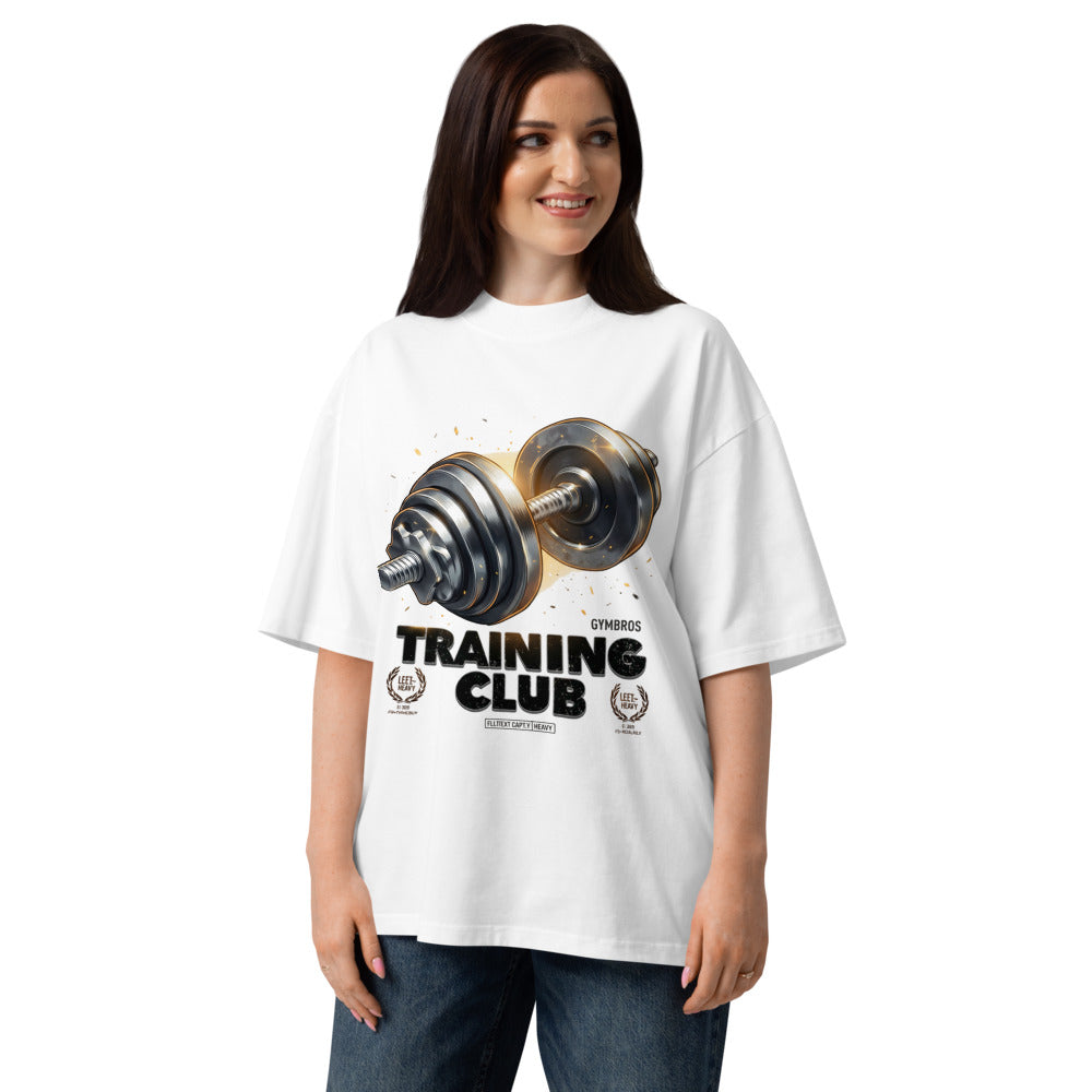 Oversize Gymbros Training Club Steel Dumbbell - Modelo femenina
