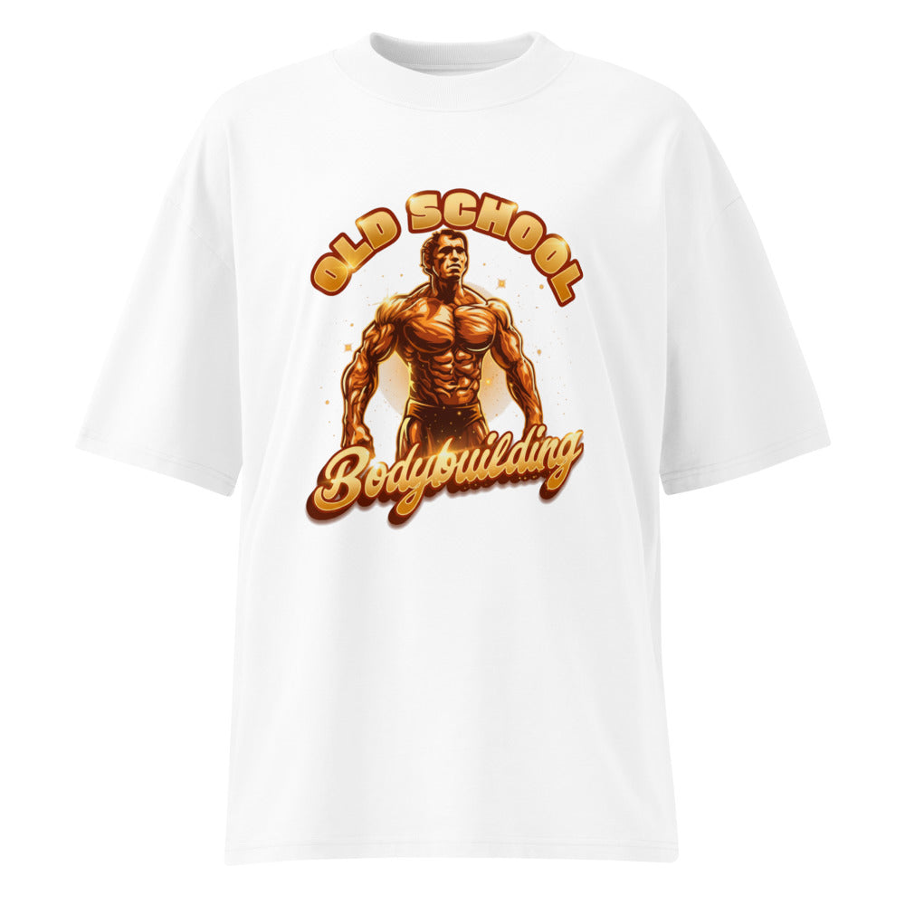 Oversize Old School Bodybuilding Gold Physique - Frente fantasma