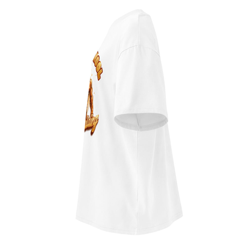 Oversize Old School Bodybuilding Gold Physique - Lateral fantasma