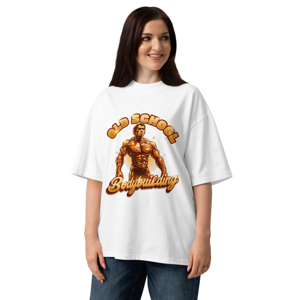 Oversize Old School Bodybuilding Gold Physique - Modelo femenina