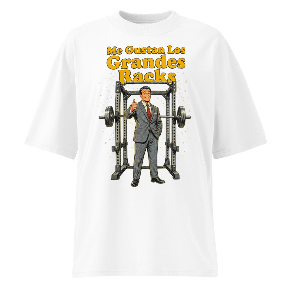 Oversize Pulgar Arriba Power Rack Traje Gris - Frente fantasma