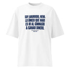 Oversize Soy Aburrido Nena Gimnasio Y Dinero - Frente fantasma