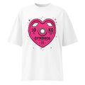 Oversize Strength With Purpose Pink Heart Plate - Frente fantasma