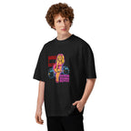 Oversize Barras Y Coletas Entrena Descansa Repite - Modelo masculino